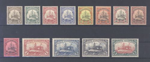 Dt. Kolonien DSWA Michel Nr. 11-23, Freimarken 1901 ungebraucht *