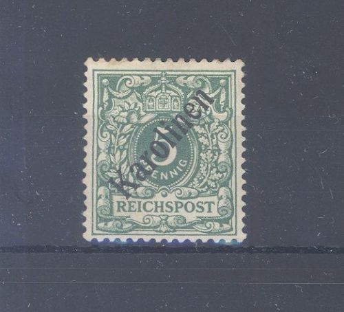 Dt. Kolonien Karolinen Michel Nummer 2 I, 5 Pfg. ungebraucht *