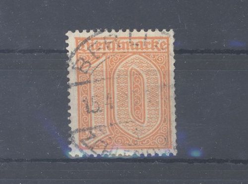 Dt. Reich Dienst Michel Nr. 65, 10 Pfg 1921-22 gestempelt, geprüft BPP