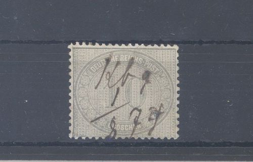 Dt. Reich Michel 12, 10 Gr. Innendienst Federzugentwertung, gp. BPP