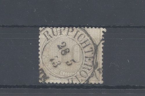 Dt. Reich Michel Nummer 12, 10 Gr. Innendienst 1872 Ortsstempel