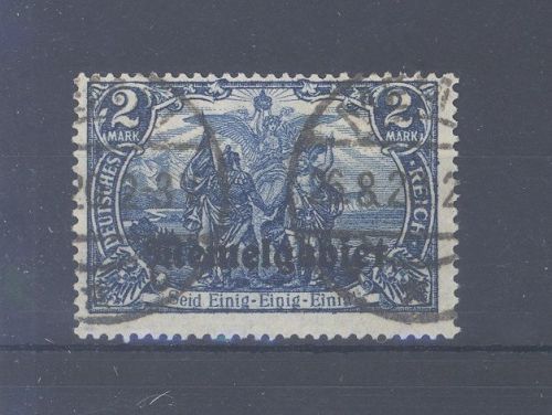 Memel Michel Nr. 12c, 2 Mark Freimarke 1920 gestempelt, geprüft BPP