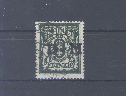 Danzig Dienst Michel Nummer 37, 100 Mark 1923 gestempelt, gp. Infla