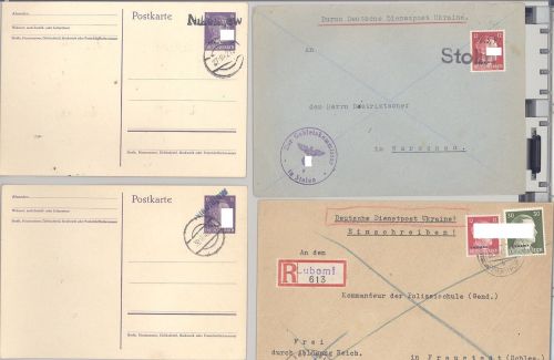 Dt. Bes. 2. WK Ukraine, umfangreicher Belegeposten