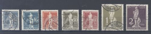 Berlin Michel Nummer 35-41 Stephan 1949 gestempelt