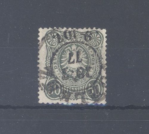 Dt. Reich Michel Nummer 38b, 50 Pfg. 1877 gestempelt, geprüft BPP