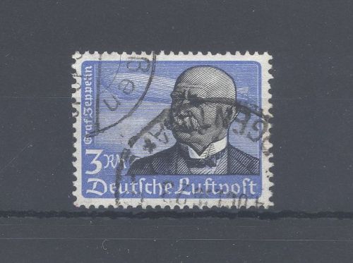 Dt. Reich M.Nr. 539y, 3 Mark 1934 y Gummierung gestempelt, gp. BPP