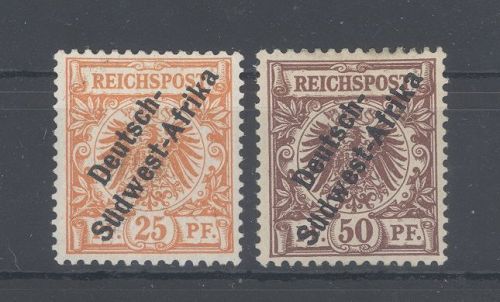 Dt. Kolonien DSWA Michel Nummer I-II, Freimarken 1898 ungebraucht *