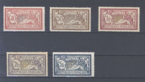 Frankreich Michel Nummer 96-100, Allegorie 1900 ungebraucht *