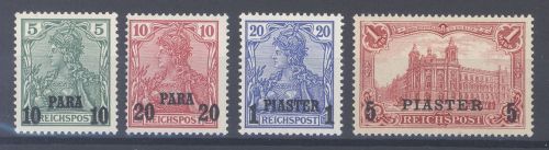 Deutsche Post Türkei Michel Nummer 12-20 II aus Freimarken 1900-04 **/*