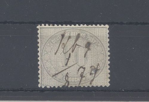 Dt. Reich Michel 12, 10 Gr. Innendienst Federzugentwertung, gp. BPP