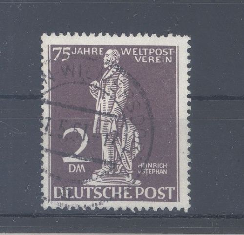 Berlin Michel Nummer 41 I, 2 DM Weltpostverein gestempelt, gp. BPP