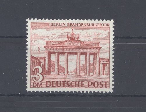 Berlin Michel Nummer 59, 3 Mark Bauten 1949 **