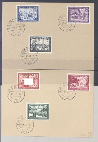 Dt. Reich, FDC Michel Nummer 773-78, Kameradschaft 1941