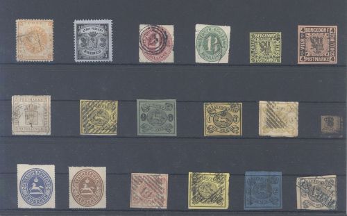 Altdeutschland, interessanter Posten kleiner Staaten