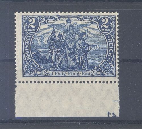 Dt. Reich Michel Nummer 95 A II, 2 Mark Freimarke 1915 **