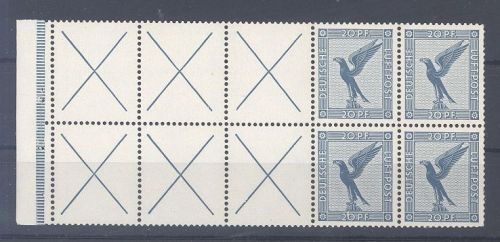Dt. Reich, Heftchenblatt 49 B, Flugpost 1930 **