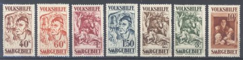 Saargebiet Michel Nummer 144-50 Volkshilfe 1931 ungebraucht *