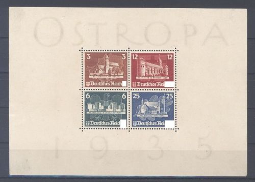 Dt. Reich Block 3, Ostropa Block ungebraucht (*)