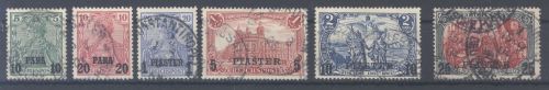 Deutsche Post Türkei Mi.Nr. 12-23 II, Freimarken 1900-04 gestempelt