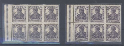 Dt. Reich, Heftchenblatt Michel Nummer 15, Germania 1917 **