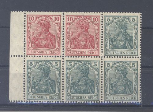 Dt. Reich, Heftchenblatt Michel Nummer 23, Germania 1919 **