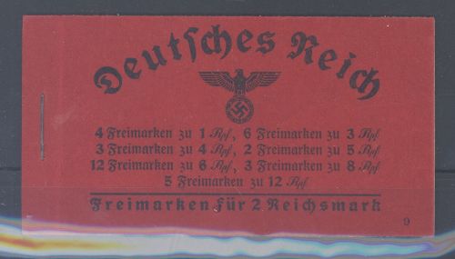 Dt. Reich, Markenheftchen Michel Nummer 38.1 Hindenburg 1939 **