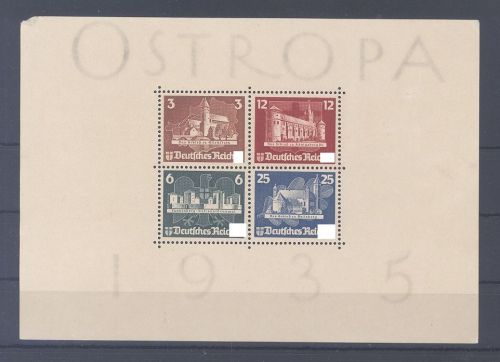 Dt. Reich Block 3, Ostropa Block ungebraucht (*)