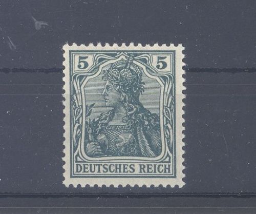 Dt. Reich Michel Nummer 85 II e, 5 Pfg. Freimarke 1915 **, geprüft BPP