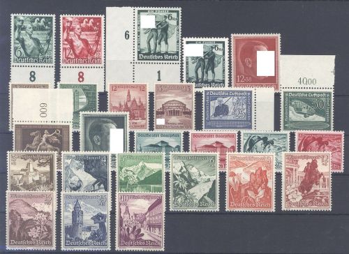 Dt. Reich Michel Nummer 660-85, Jahrgang 1938 fast komplett **