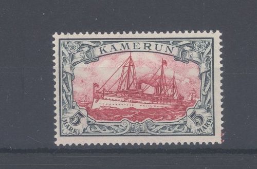 Dt. Kolonien Kamerun Michel Nr. 19, 5 Mark 1900 ungebraucht *