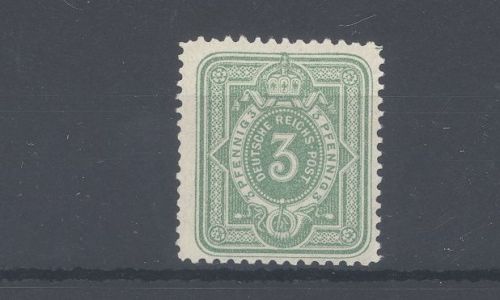 Dt. Reich Michel Nummer 39 Db, 3 Pfg. Freimarke 1880 **, geprüft BPP