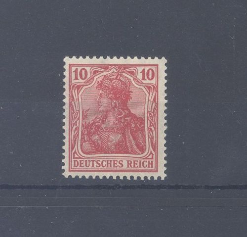 Dt. Reich Michel Nummer 86 II f, 10 Pfg. Freimarke 1915 **, geprüft BPP