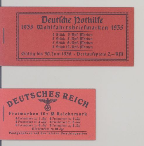 Dt. Reich, Markenheftchen Michel Nummer 41, Nothilfe 1935 **