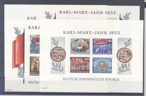 DDR Block 8-9 A+B Marx Blöcke **