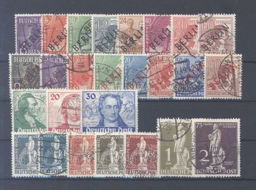 Berlin, gestempelter Posten aus dem Jahr 1949