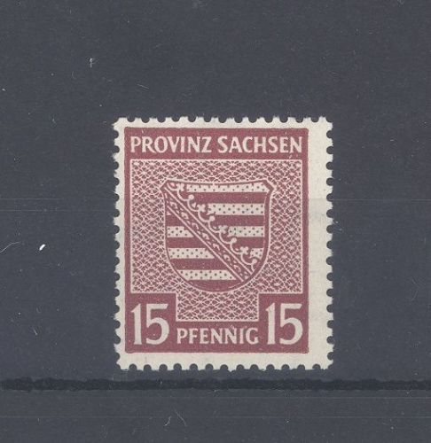 SBZ Michel Nummer 80x, 15 Pfg. Freimarke 1945 ungebraucht *