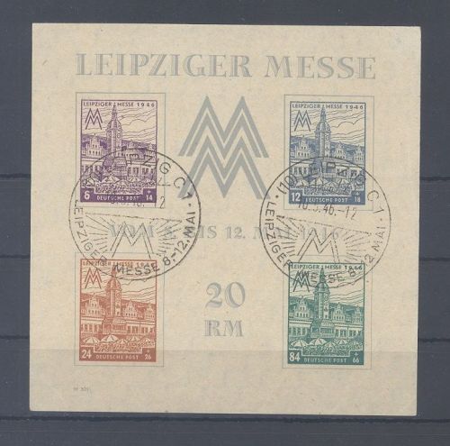 SBZ Block 5x, Messeblock 1946 mit SST