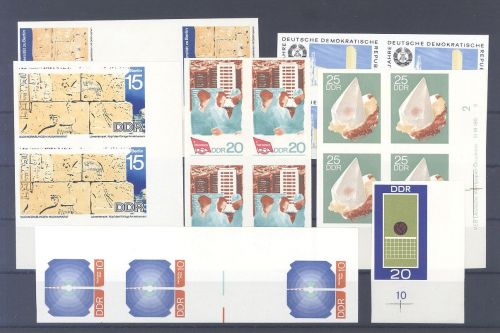 DDR, ** Posten aus Entwürfe, Muster auf Steckkarte