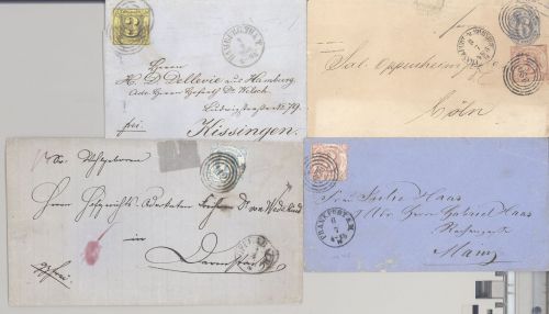 Thurn & Taxis, interessanter Belege Posten
