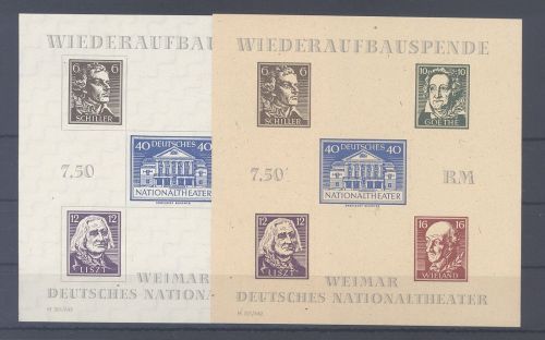 SBZ Block 3 A-B, Theaterblockpaar 1946 **