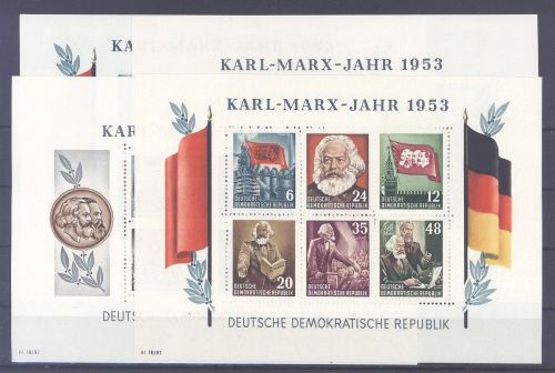 DDR Block 8-9 A+B Marx Blöcke **