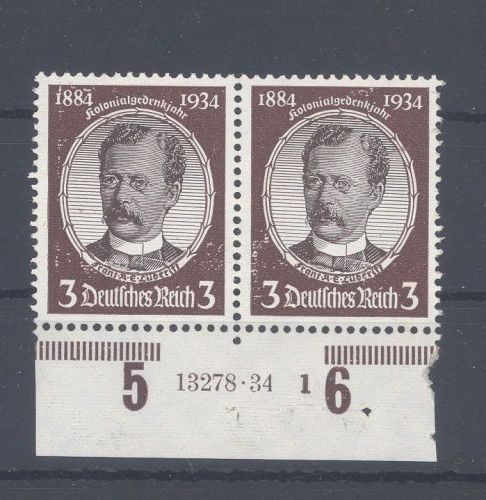 Dt. Reich Michel Nummer 540 HAN 3 Pfg. Kolonialforscher 1934 HAN **