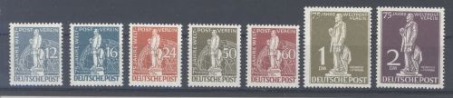 Berlin Michel Nummer 35-41 Weltpostverein 1949 **