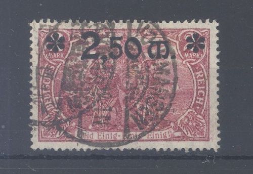 Dt. Reich Michel Nummer 118b, 2,50 Mark 1920 gestempelt, geprüft BPP