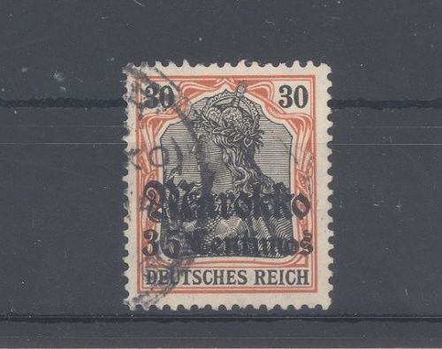 Deutsche Post Marokko Mi.Nr. 51y, 30 Pfg. 1911 gestempelt, geprüft BPP