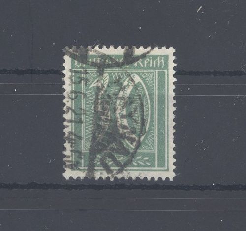 Dt. Reich Michel Nummer 181, 30 Pfg. Freimarke 1921 gestempelt, gp. Infla