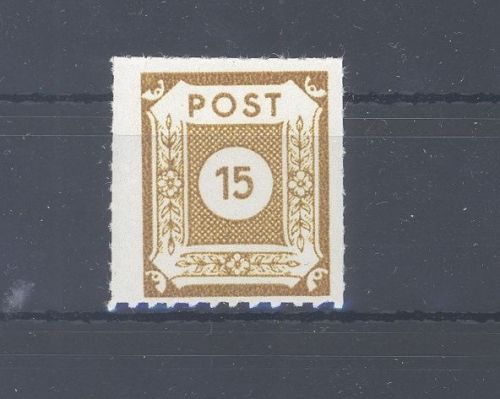 SBZ Mi.Nr. 47 G b, 15 Pfg. 1945 mit Loschwitz Zähnung **, geprüft