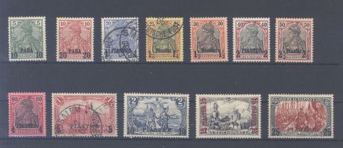 Deutsche Post Türkei Michel Nummer 12-23 */gestempelt