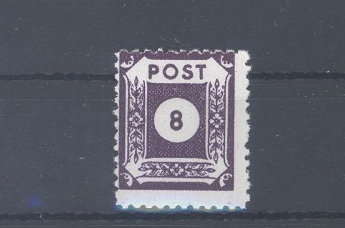 SBZ Michel Nummer 44 Fa, 8 Pfg. Freimarke 1945 **, geprüft BPP
